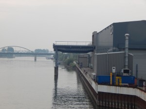 Verladedock der Deggendorfer Werft